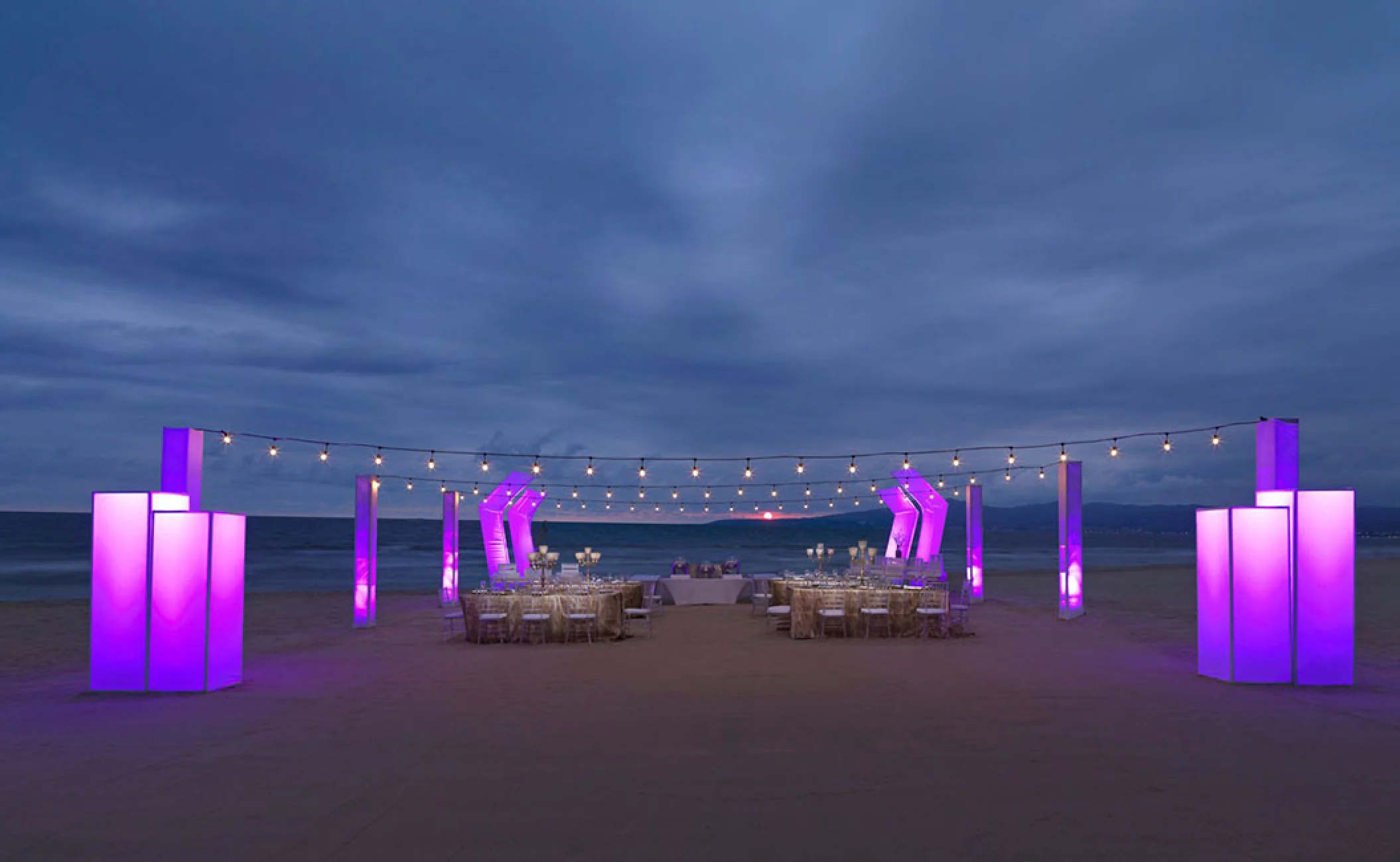 Sunset Beach Wedding Venue at Hard Rock Hotel Vallarta.