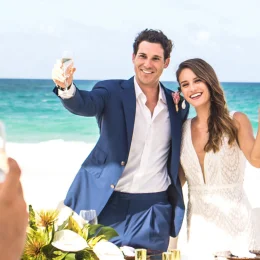 Couple getting Married at Hard Rock Hotel Vallarta.