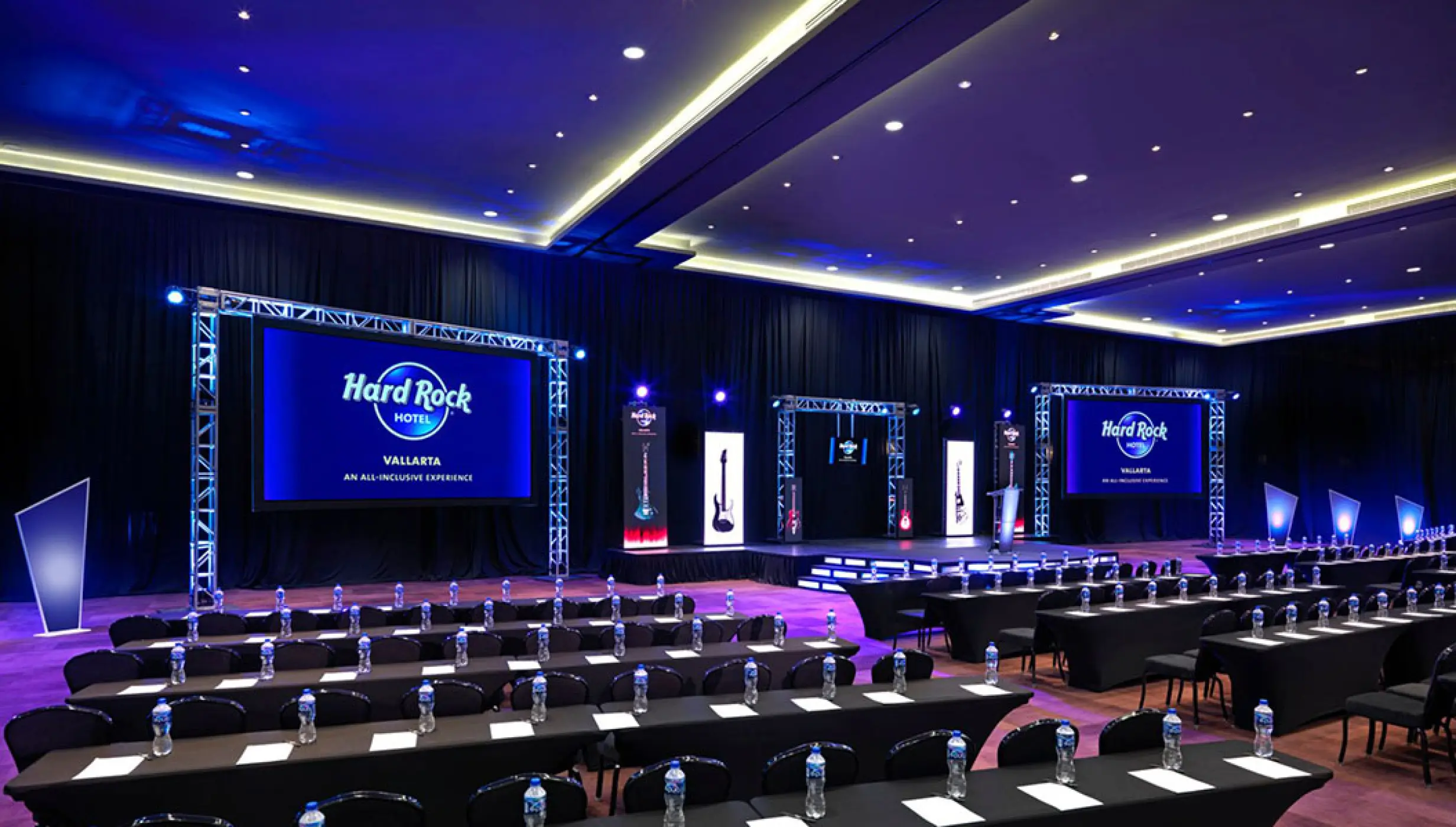Sanctuary Ballroom with stage and theater seating at Hard Rock Vallarta, Puerto Vallarta