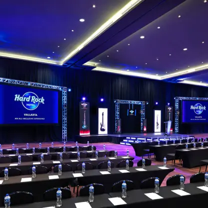 Sanctuary Ballroom with stage and theater seating at Hard Rock Vallarta, Puerto Vallarta
