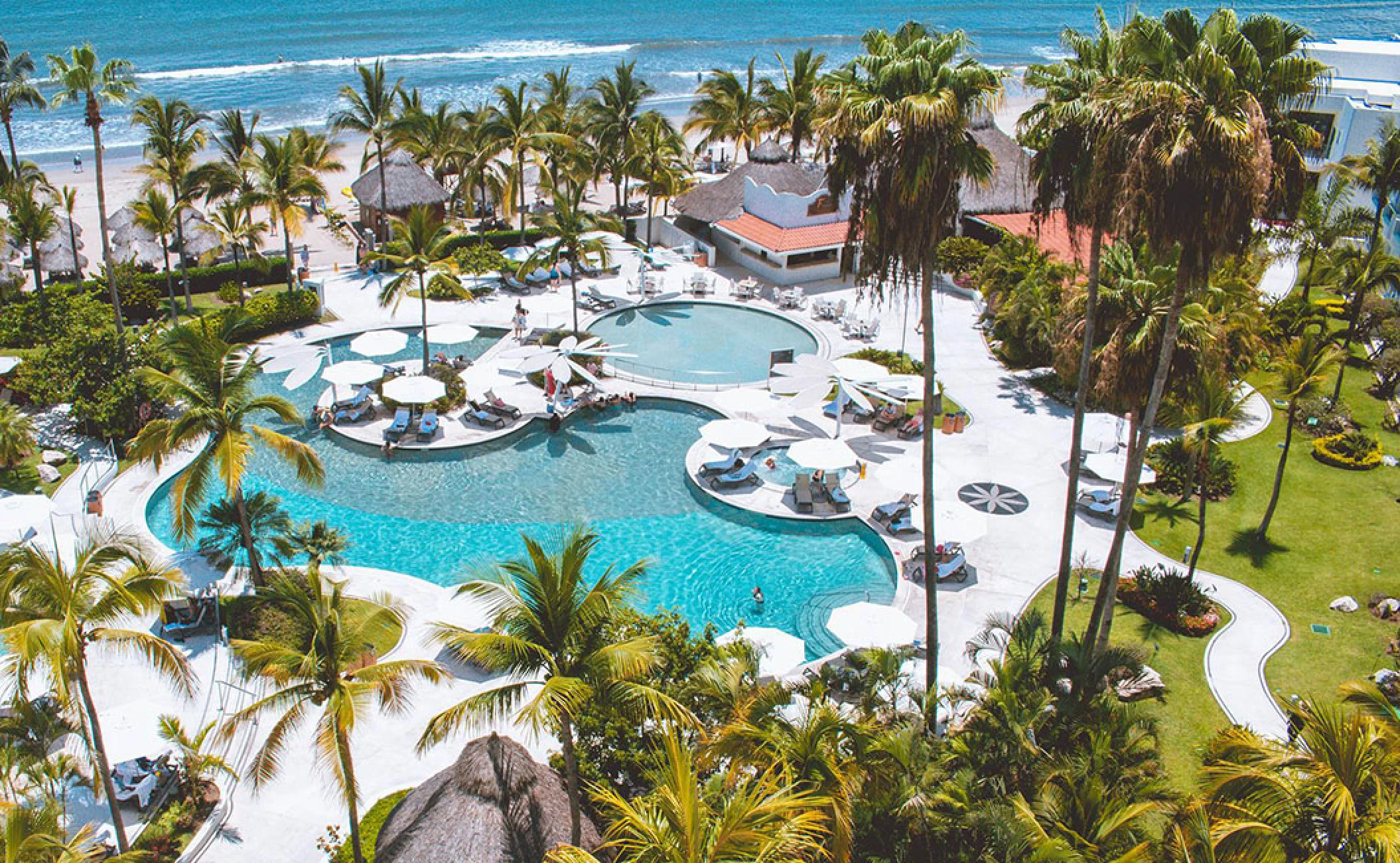 Frida Restaurant Terrace and entrance at Hard Rock Hotel Vallarta.