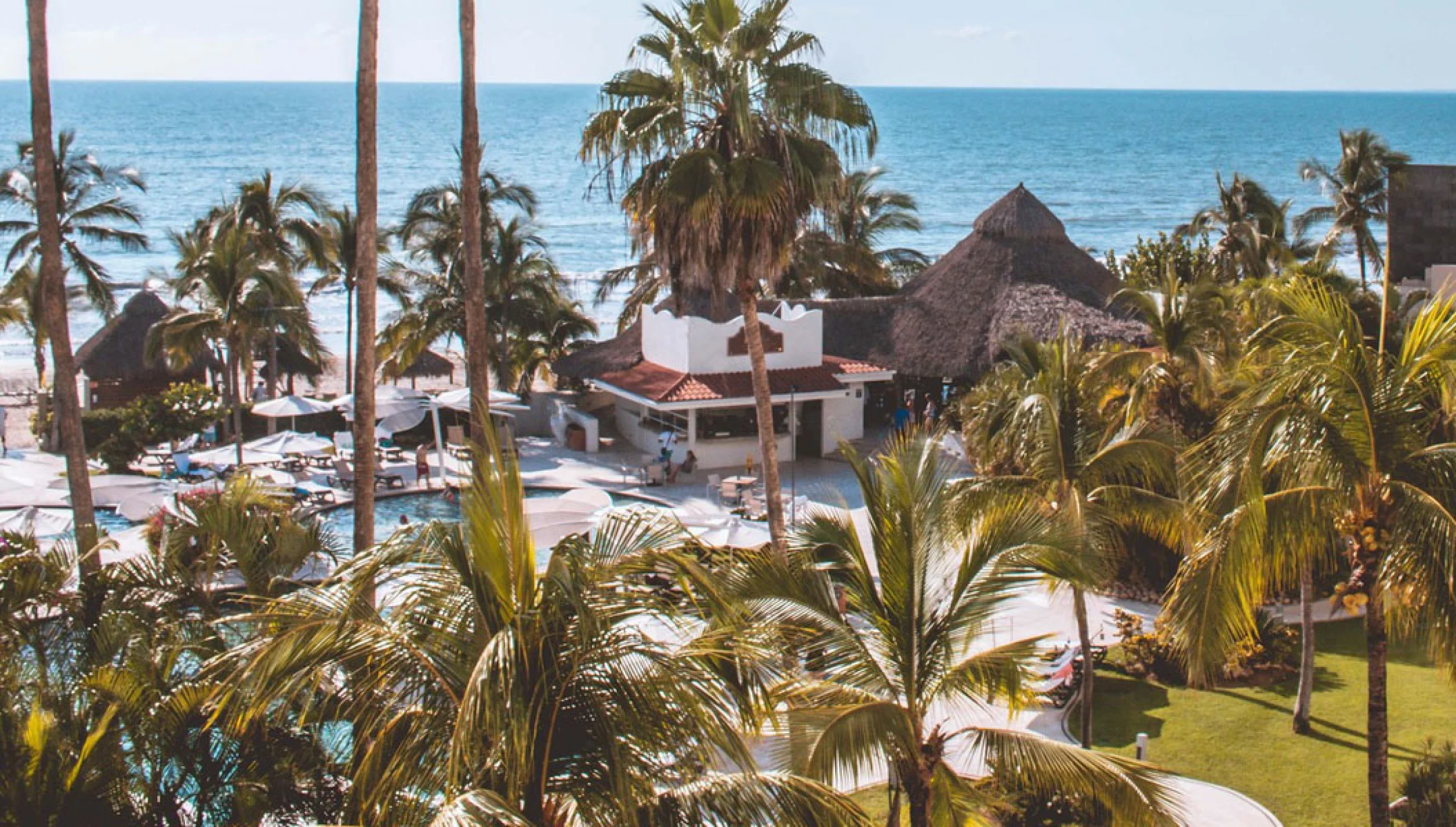 Frida Restaurant Terrace and entrance at Hard Rock Hotel Vallarta.