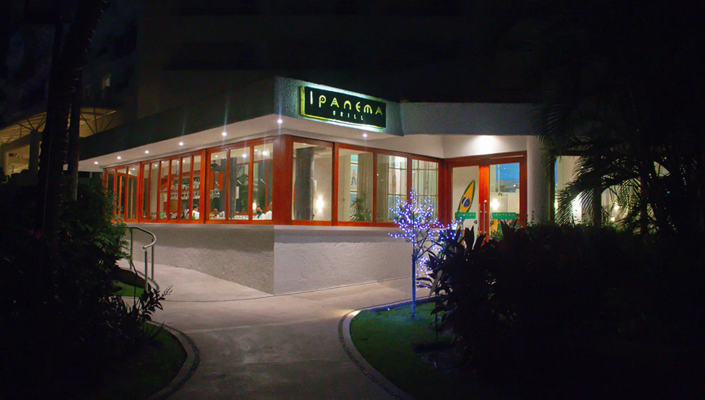 Ipanema Restaurant entrance at Hard Rock Hotel Vallarta.