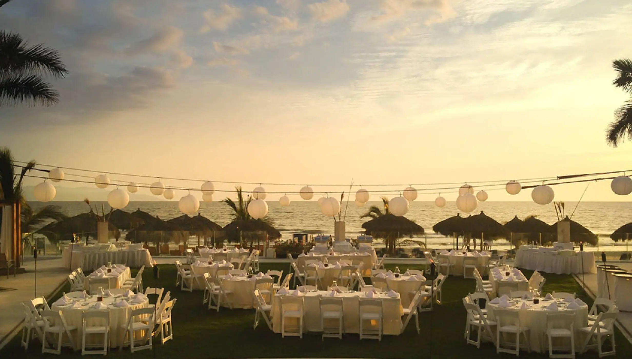 Palm Terrace Wedding Venue at Hard Rock Hotel Vallarta.