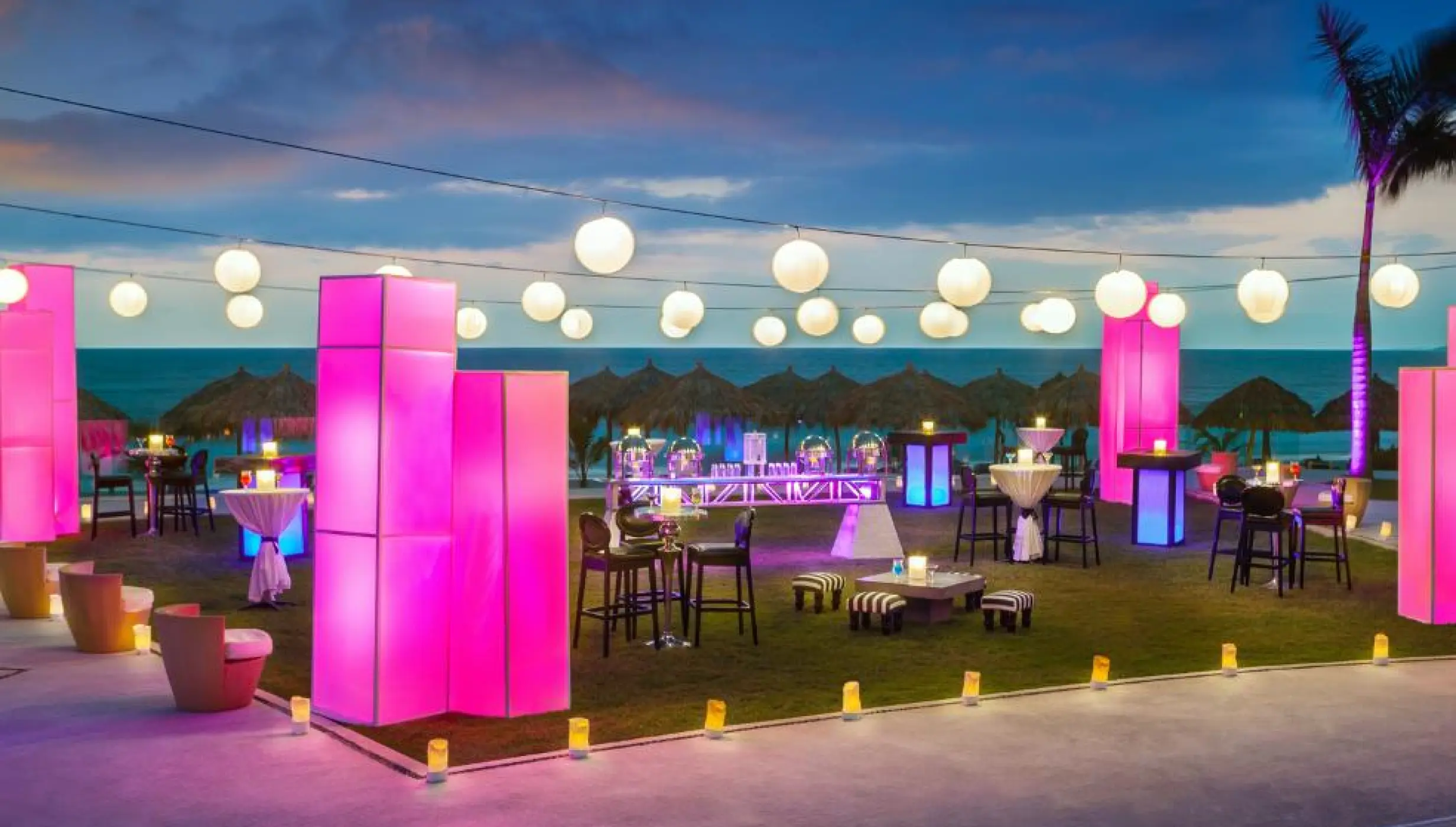 Palm Terrace Wedding Venue at Hard Rock Hotel Vallarta.