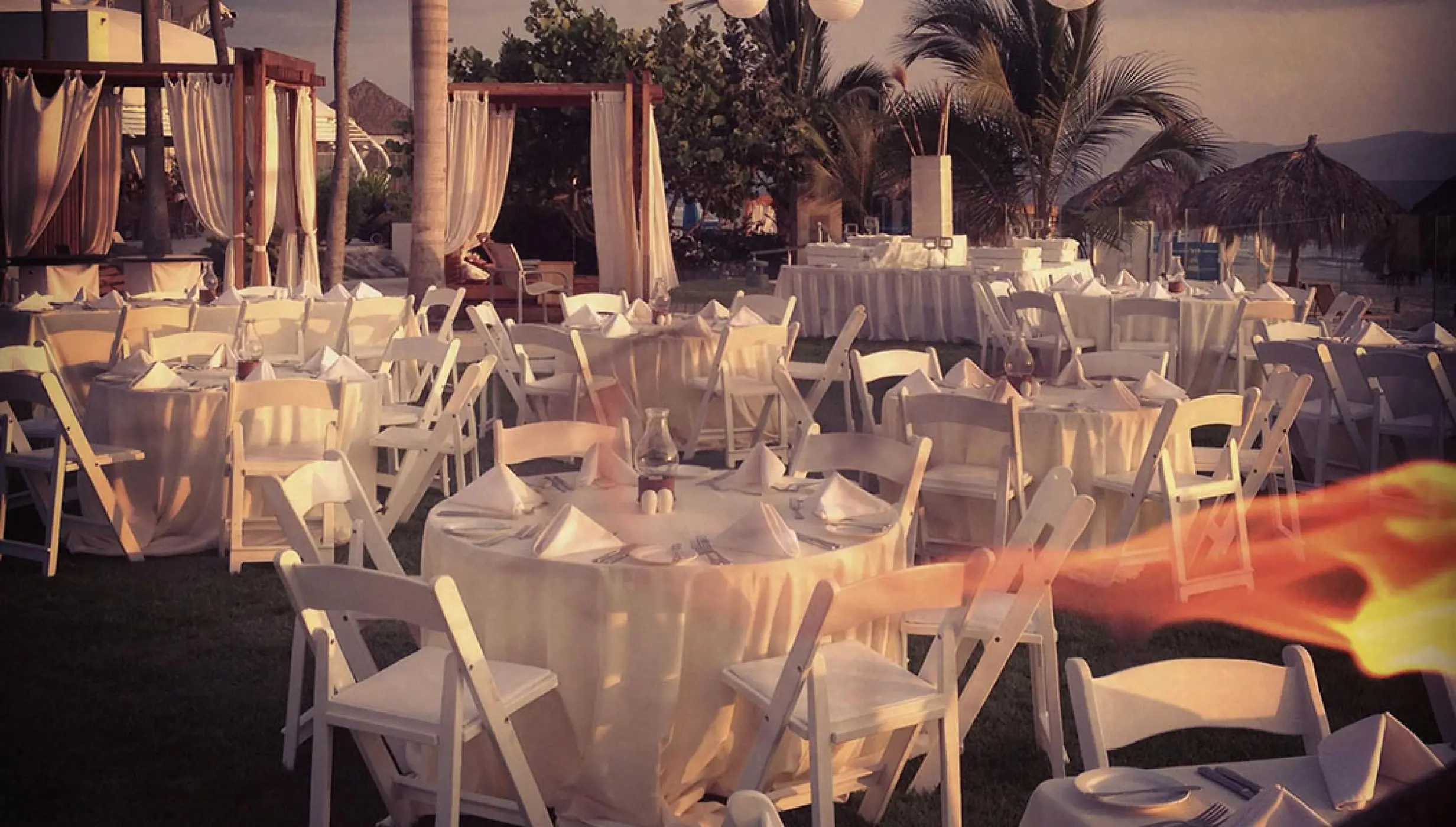 Palm Terrace Wedding Venue at Hard Rock Hotel Vallarta.