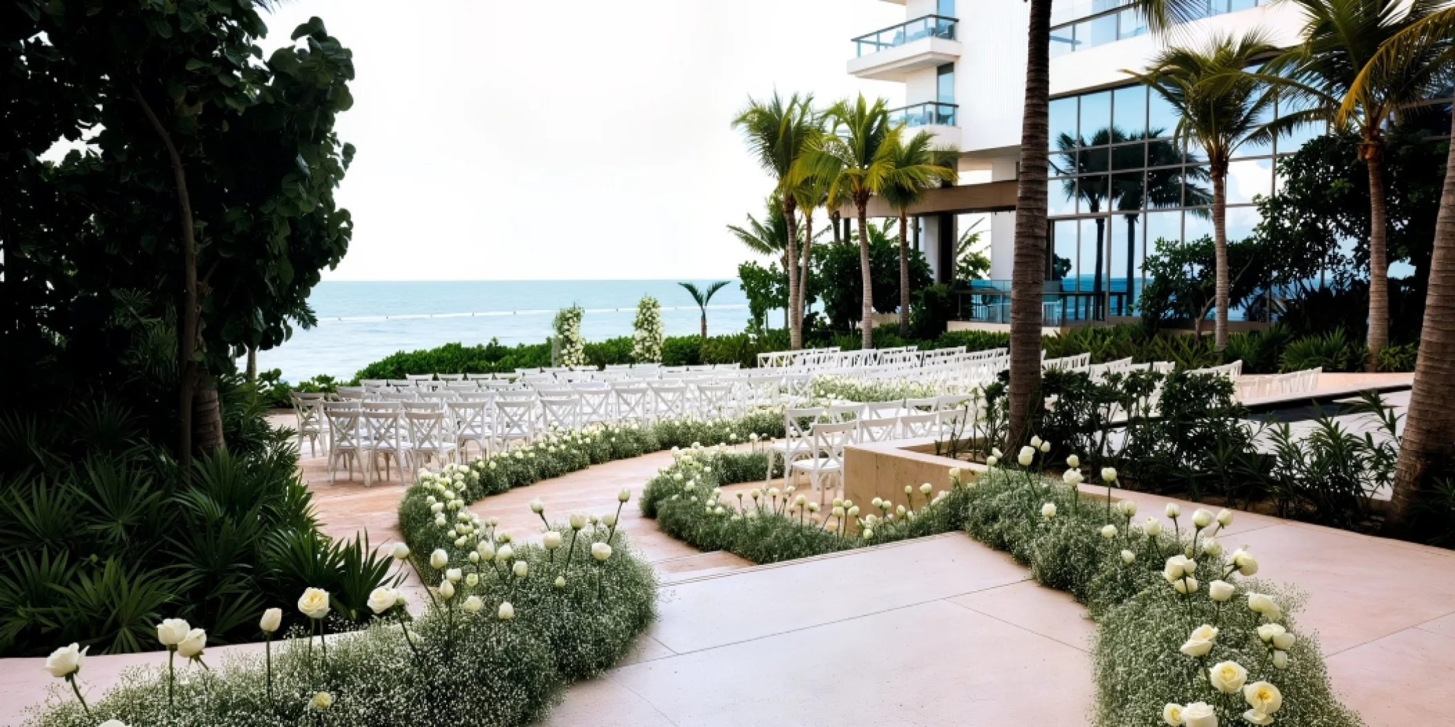 lobby terrace venue at hilton cancun