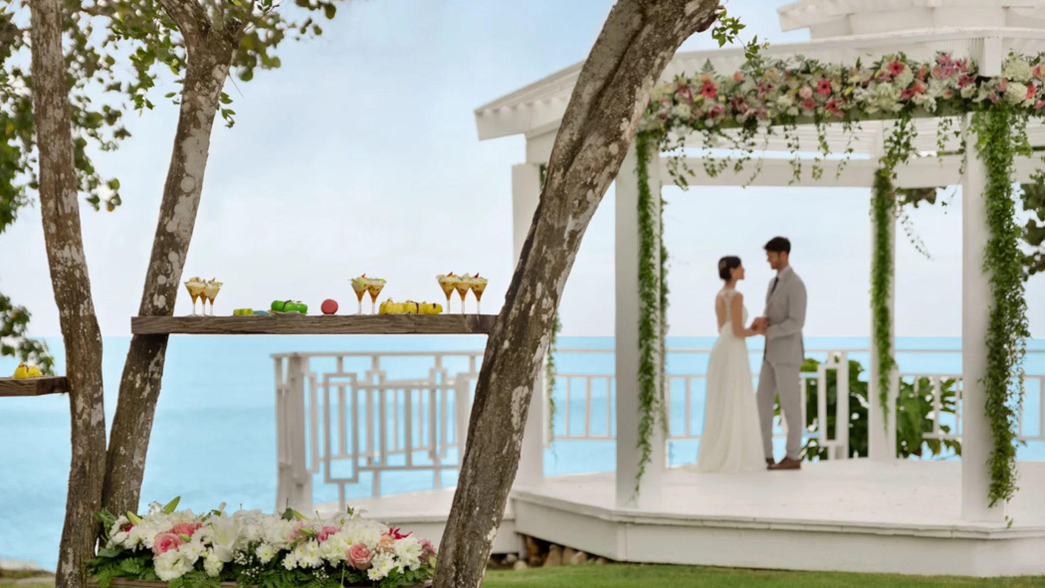 garden gazebo venue at Dreams La Romana Resort & Spa