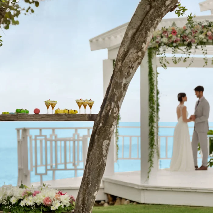 garden gazebo venue at Dreams La Romana Resort & Spa
