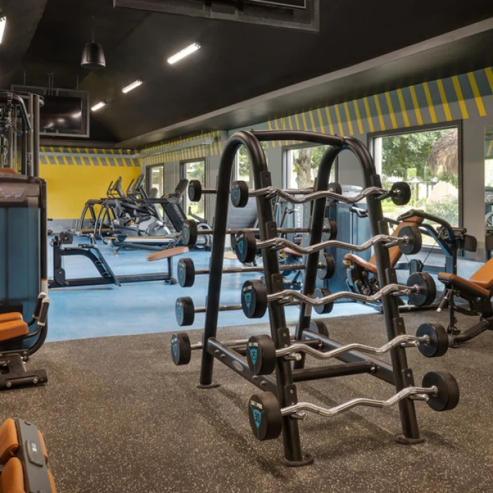 gym at Dreams La Romana