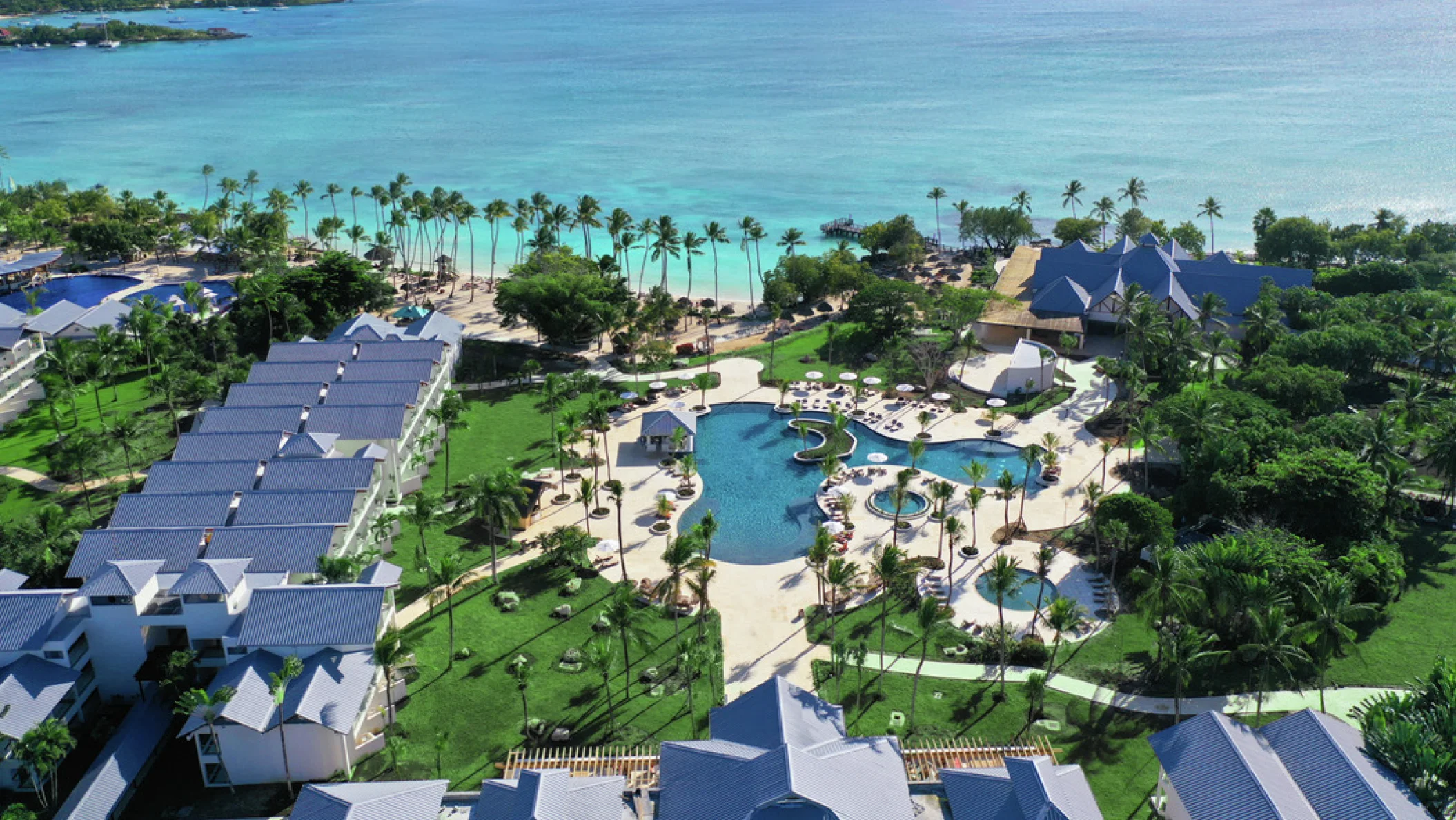 Dreams La Romana resort top view