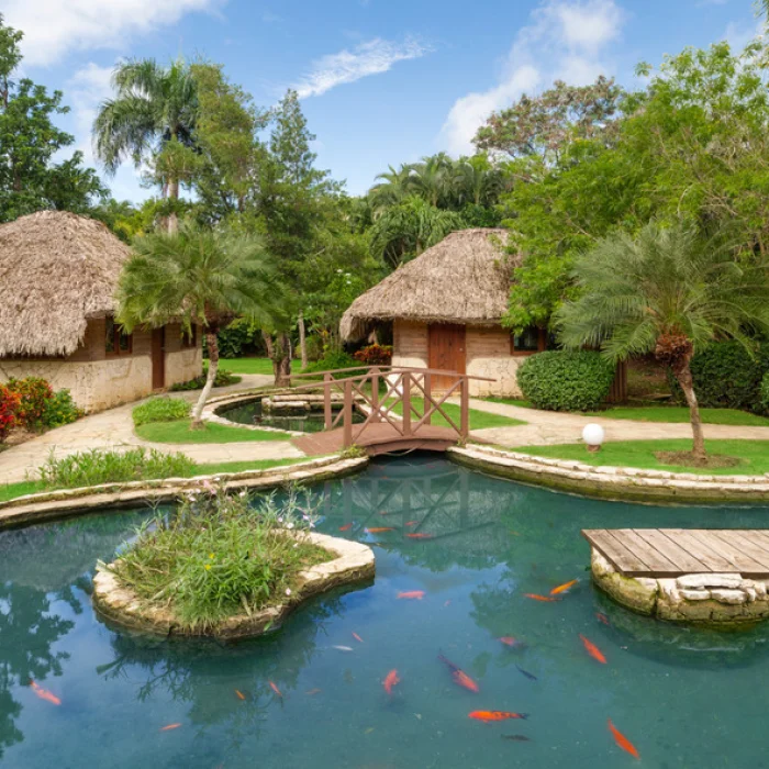 hydrotherapy section at the spa at Dreams La Romana