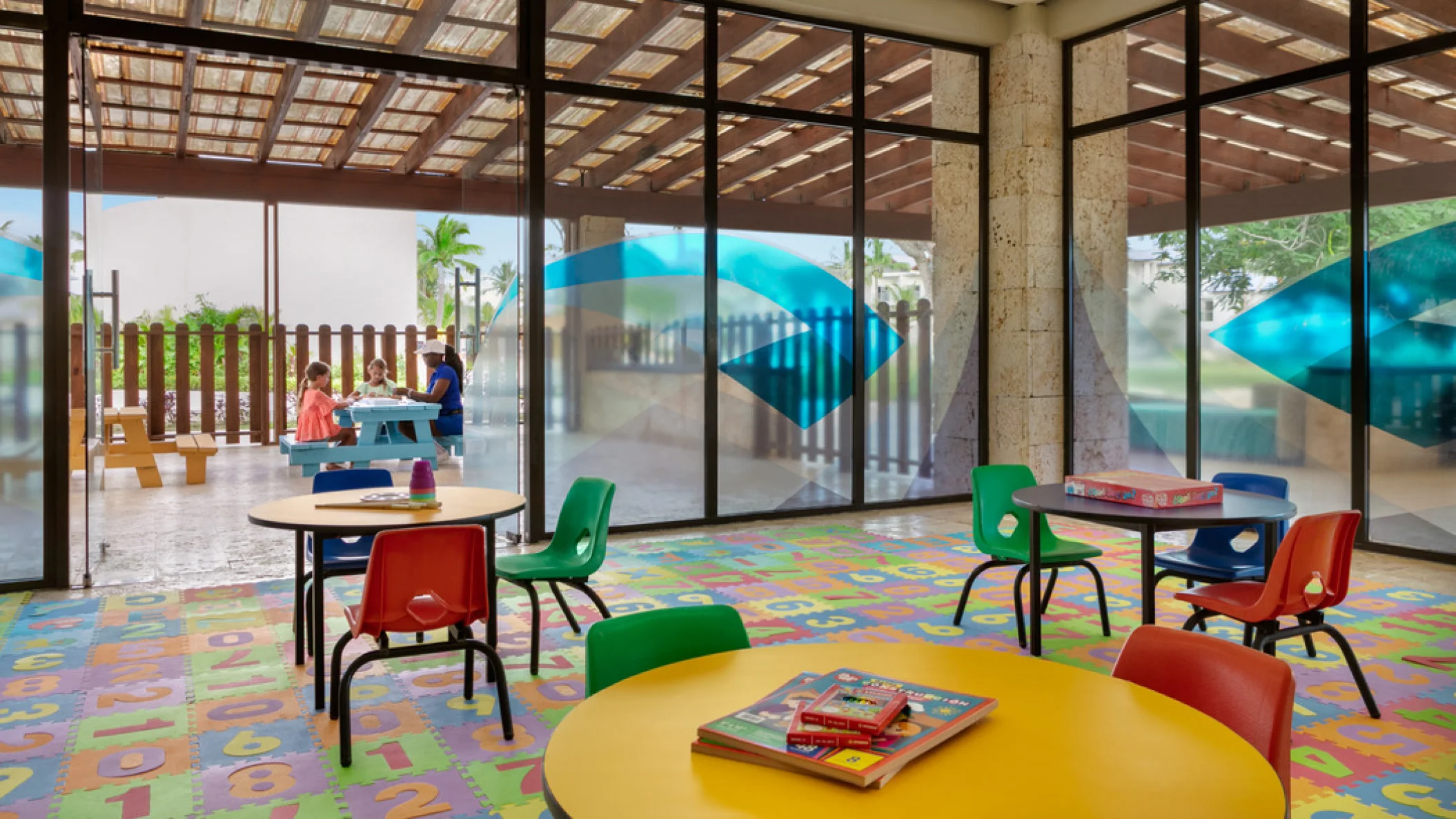 kids play area at Dreams La Romana