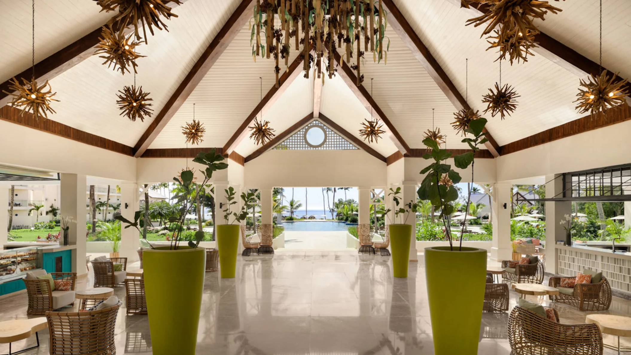 main lobby at Dreams La Romana Resort & Spa