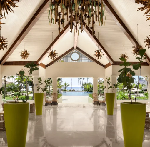 main lobby at Dreams La Romana Resort & Spa