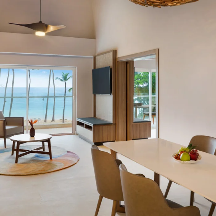 oceanview suite interiors at Dreams La Romana