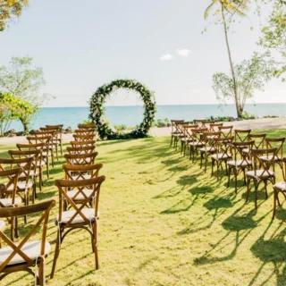 sunset garden venue at Dreams La Romana