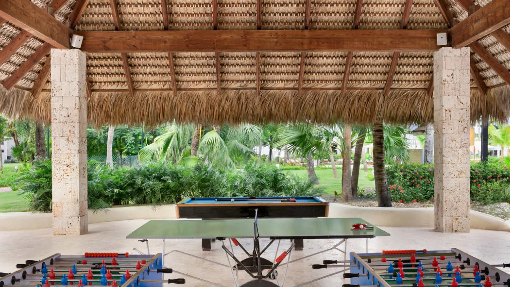 games at the teen zone at Dreams La Romana