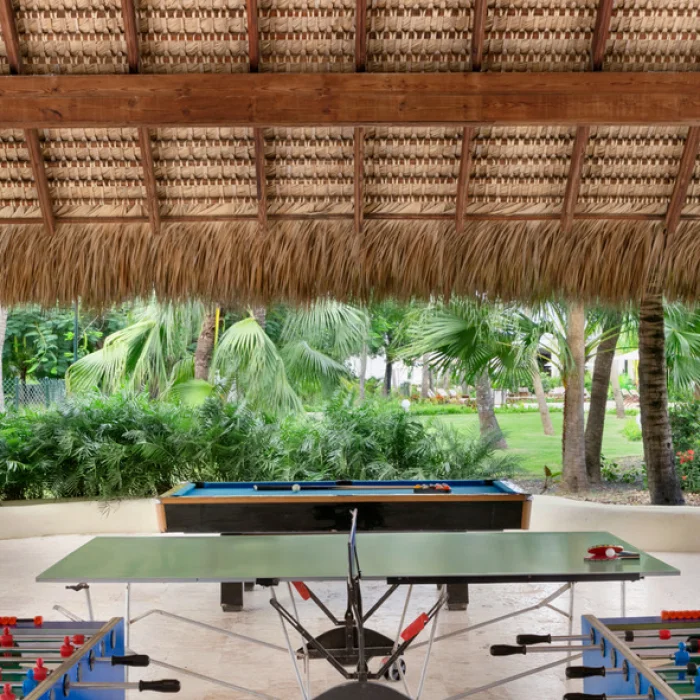 games at the teen zone at Dreams La Romana