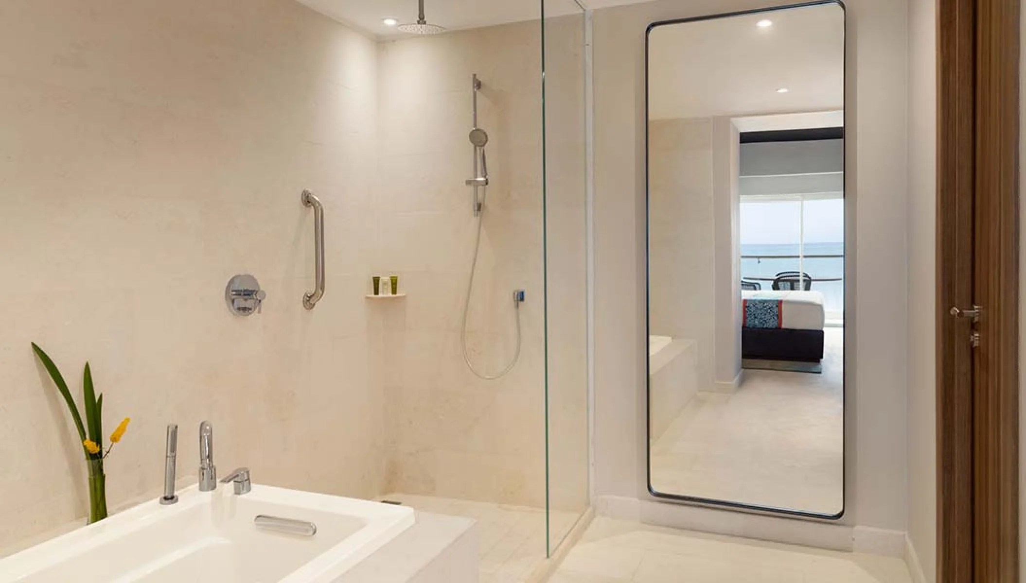 Bathroom of suite at Secrets La Romana Resort & Spa