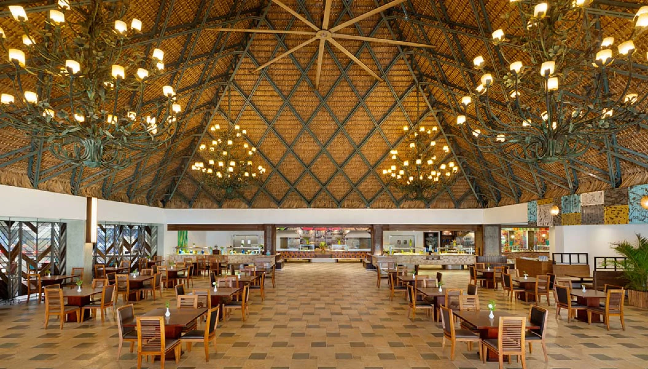 Buffet restaurant at Secrets La Romana