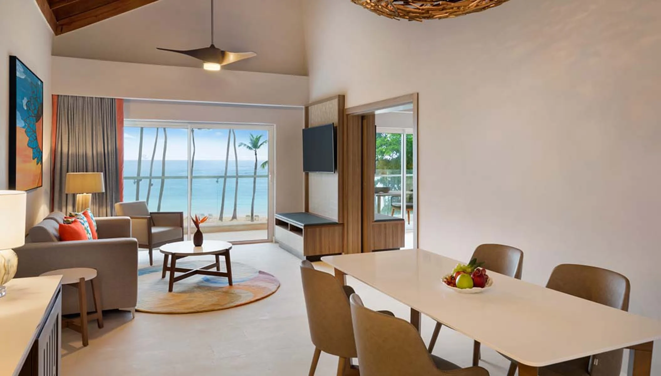 Oceanfront suite at Secrets La Romana