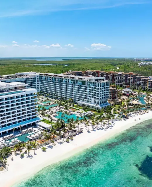 aerial view of Hotel Mousai Cancun