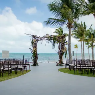 Terrace wedding ceremony at Hotel Mousai Cancun, Cancun