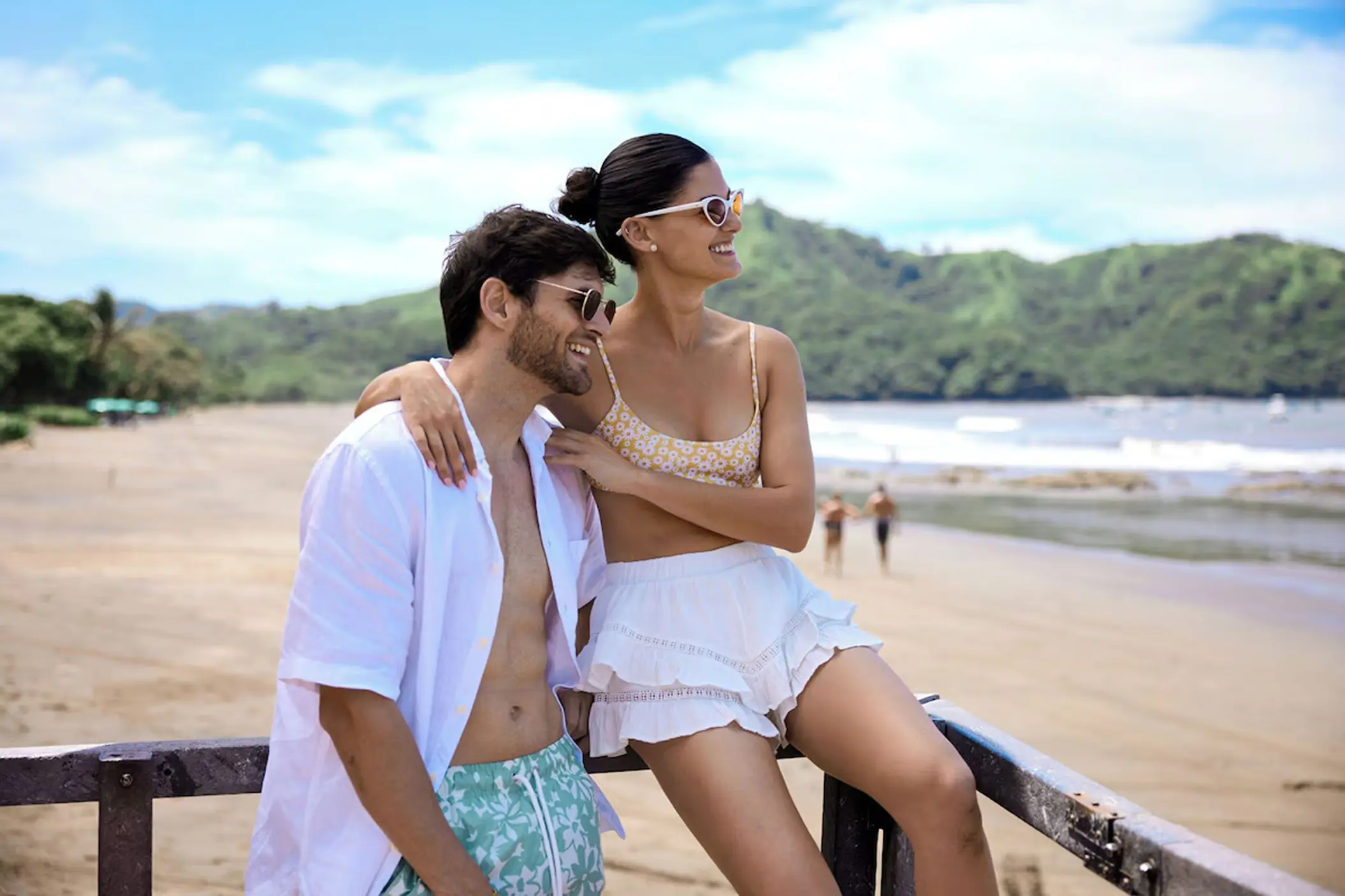 couple on the beach at Hotel Riu Guanacaste