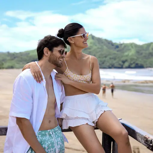 couple on the beach at Hotel Riu Guanacaste