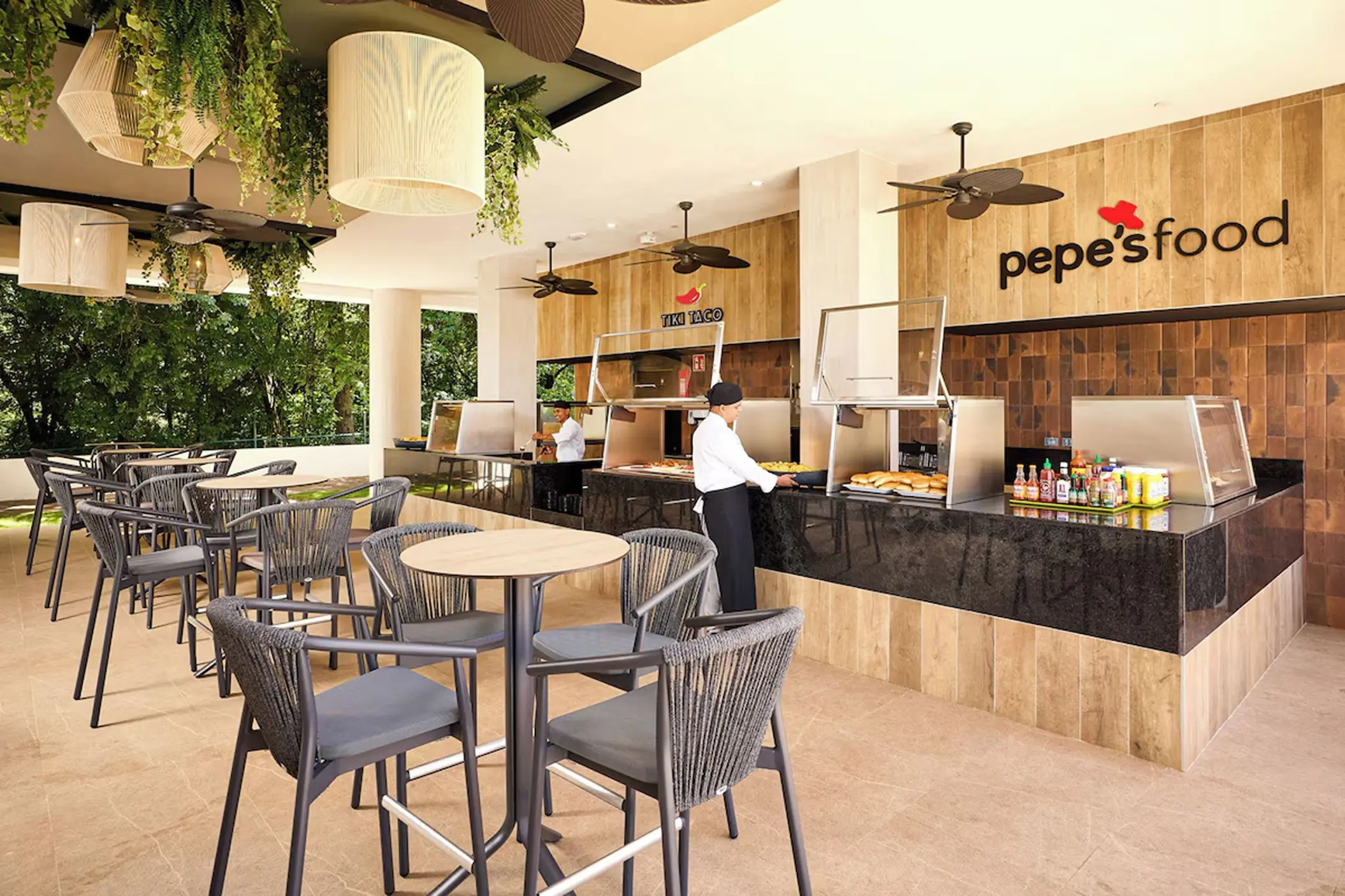 Pepe's food snack bar at Hotel Riu Guanacaste