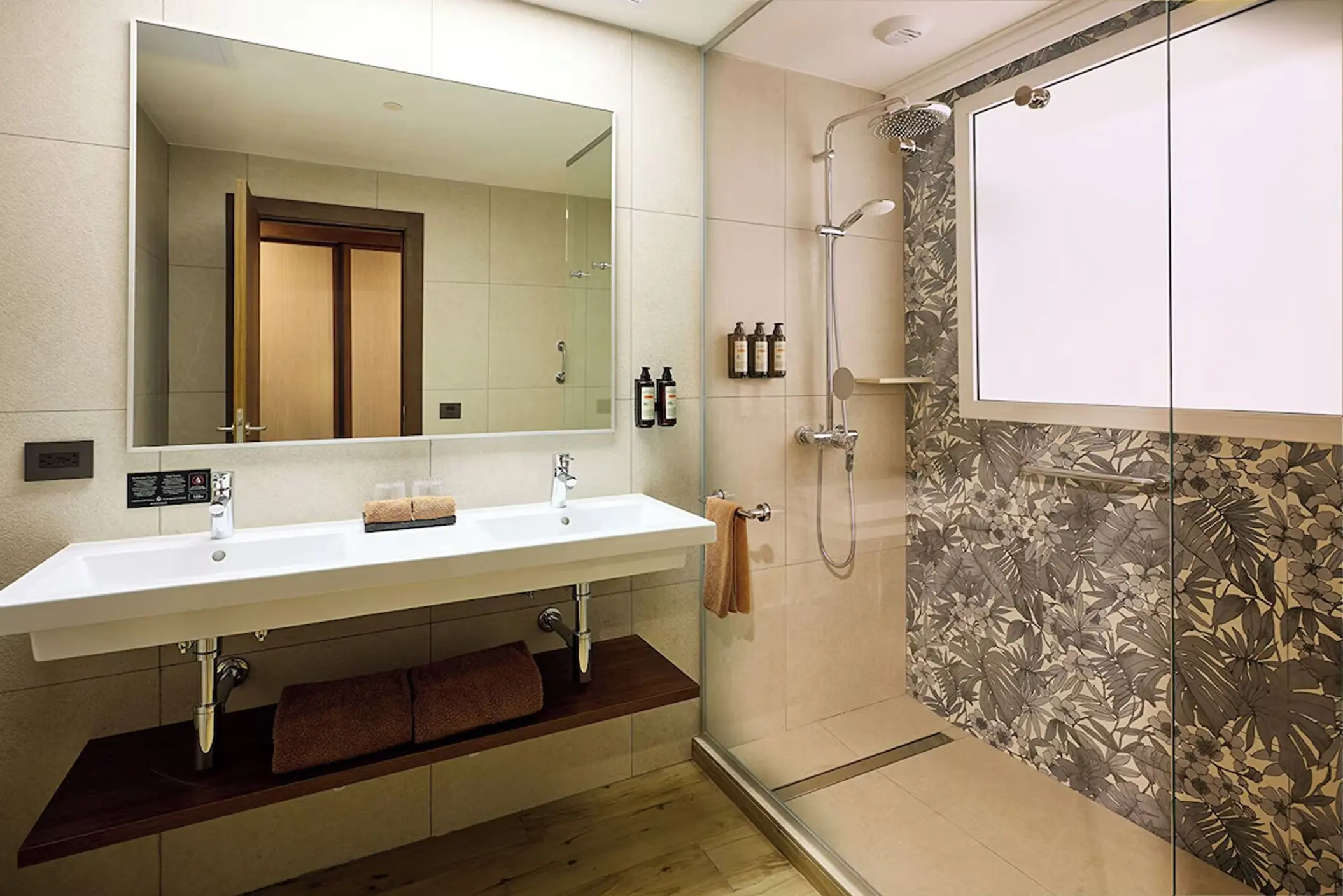 shower in the suite at Hotel Riu Guanacaste