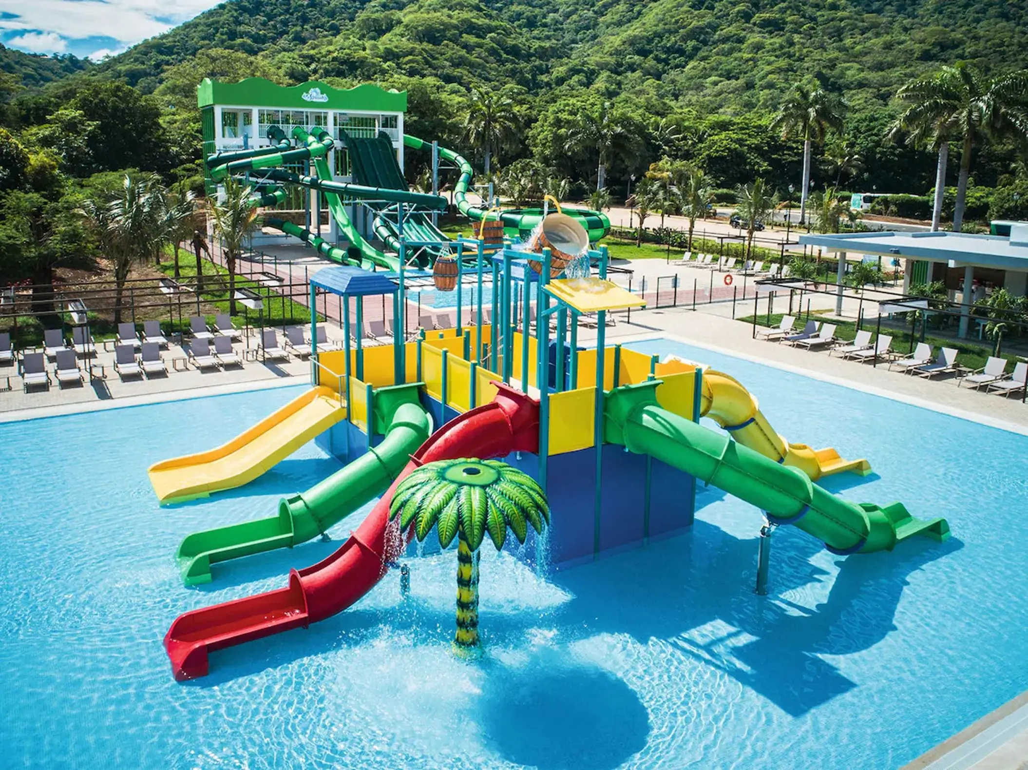 water park and kids slides at Hotel Riu Guanacaste
