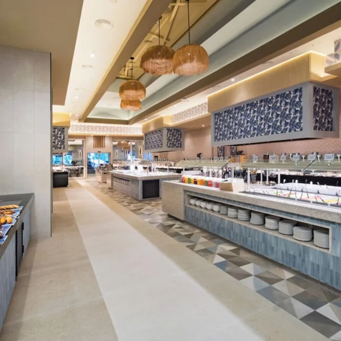 buffet restaurant at Hotel Riu Negril