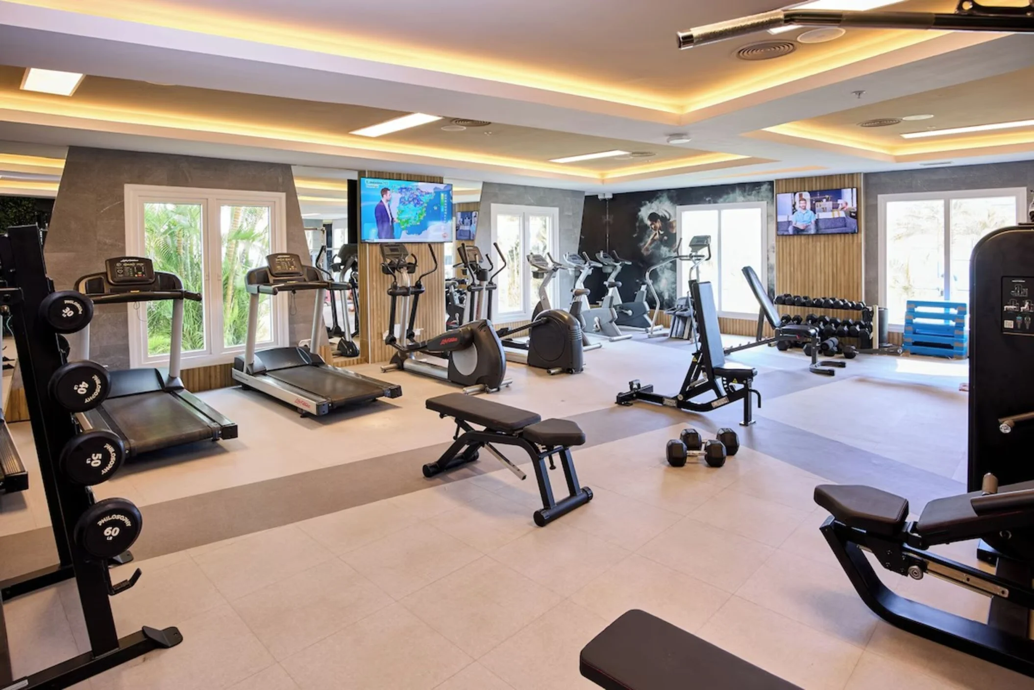 gym at Hotel Riu Negril