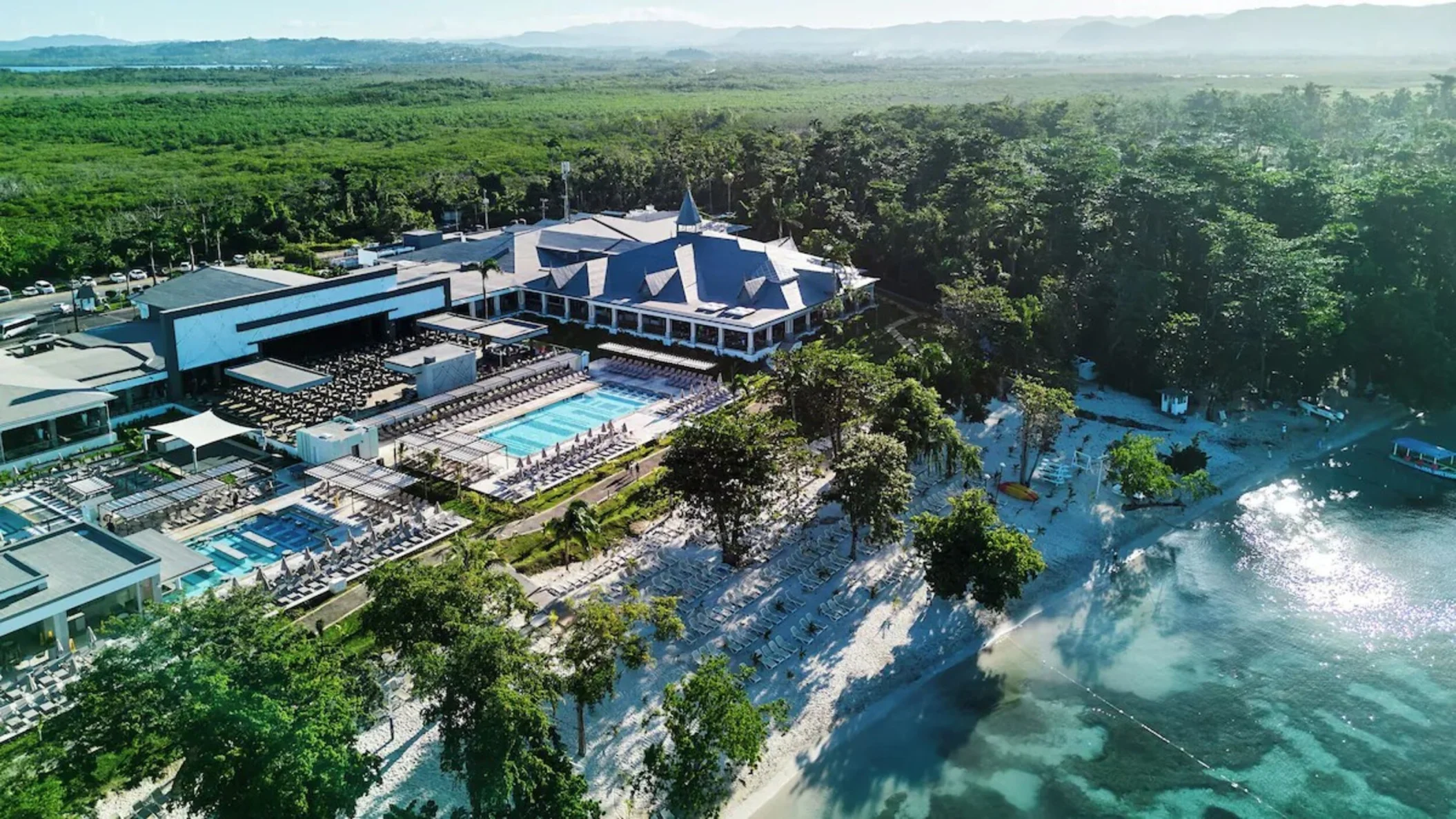 Hotel Riu Negril aerial view