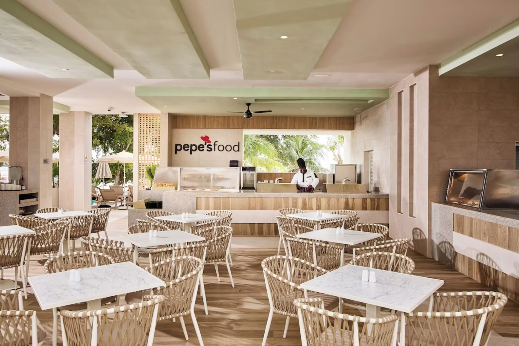 Pepe's Food snack restaurant at Hotel Riu Negril