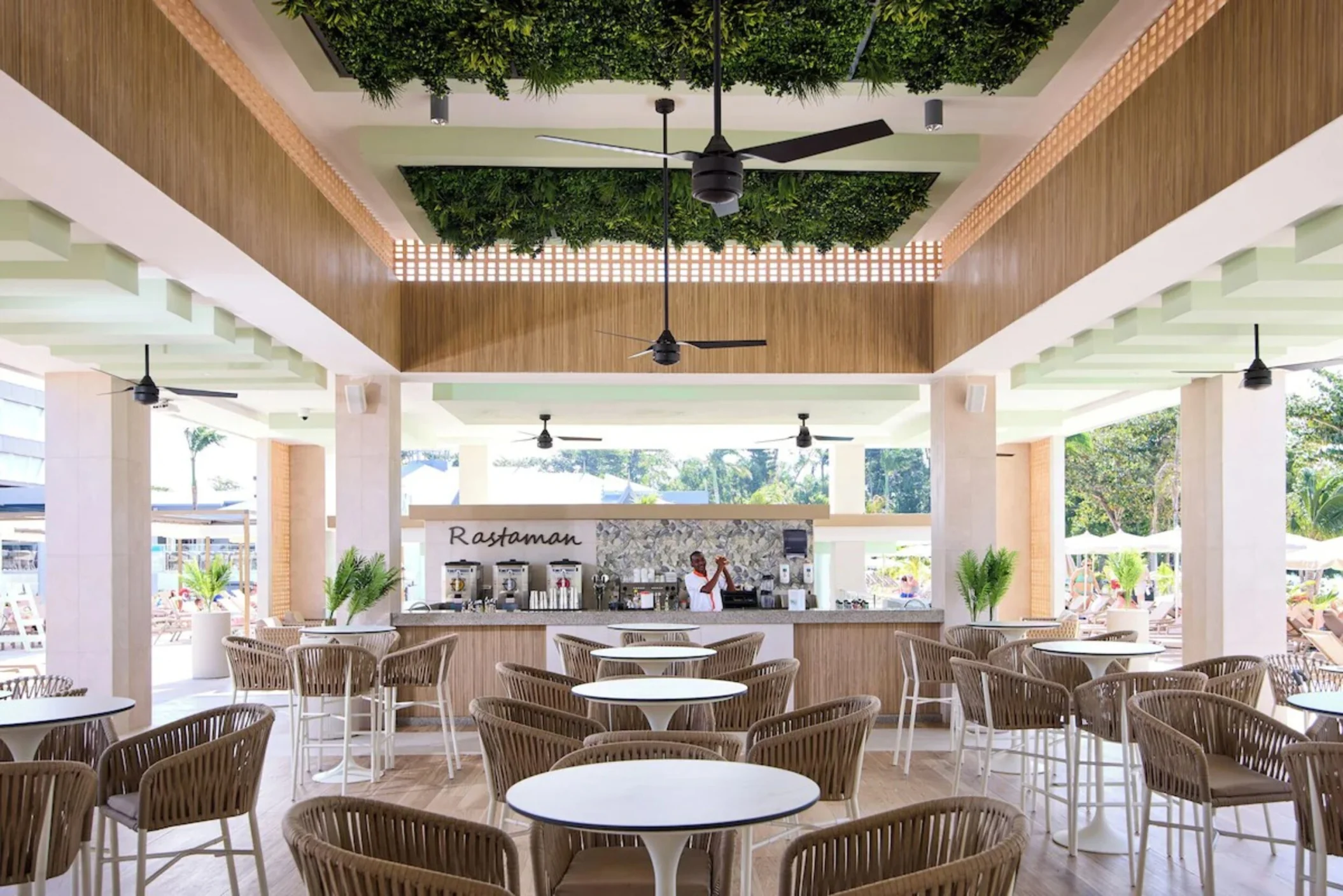 Rastaman bar at Hotel Riu Negril