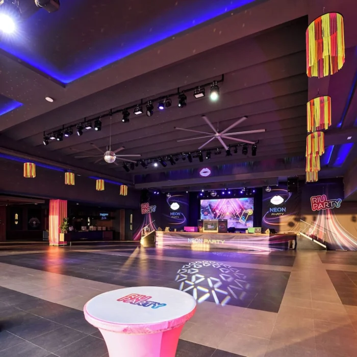 Neon party at Hotel Riu Negril