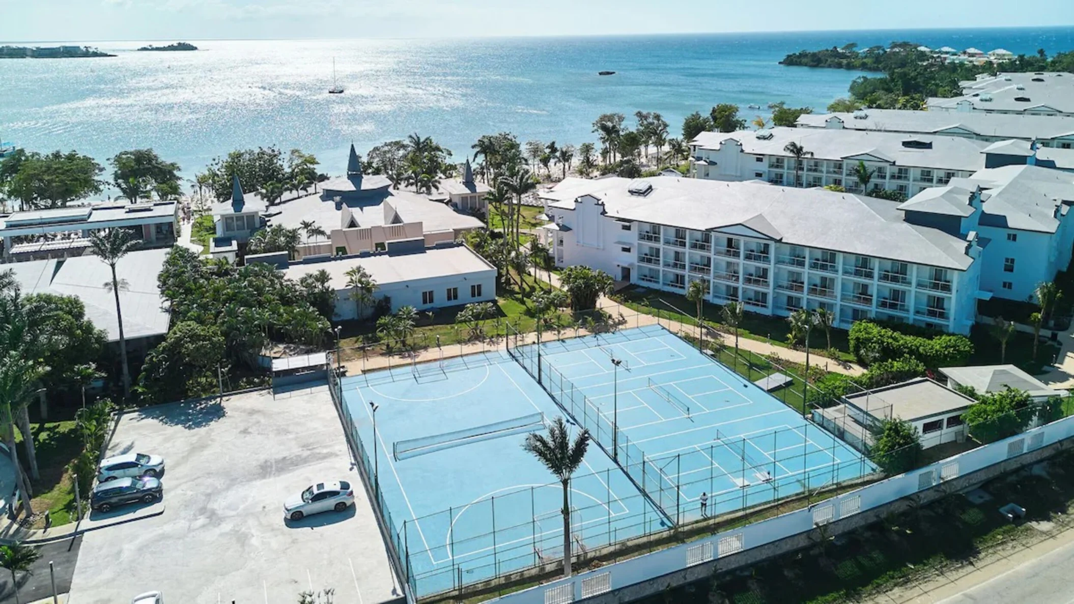 Sports court at Hotel Riu Negril