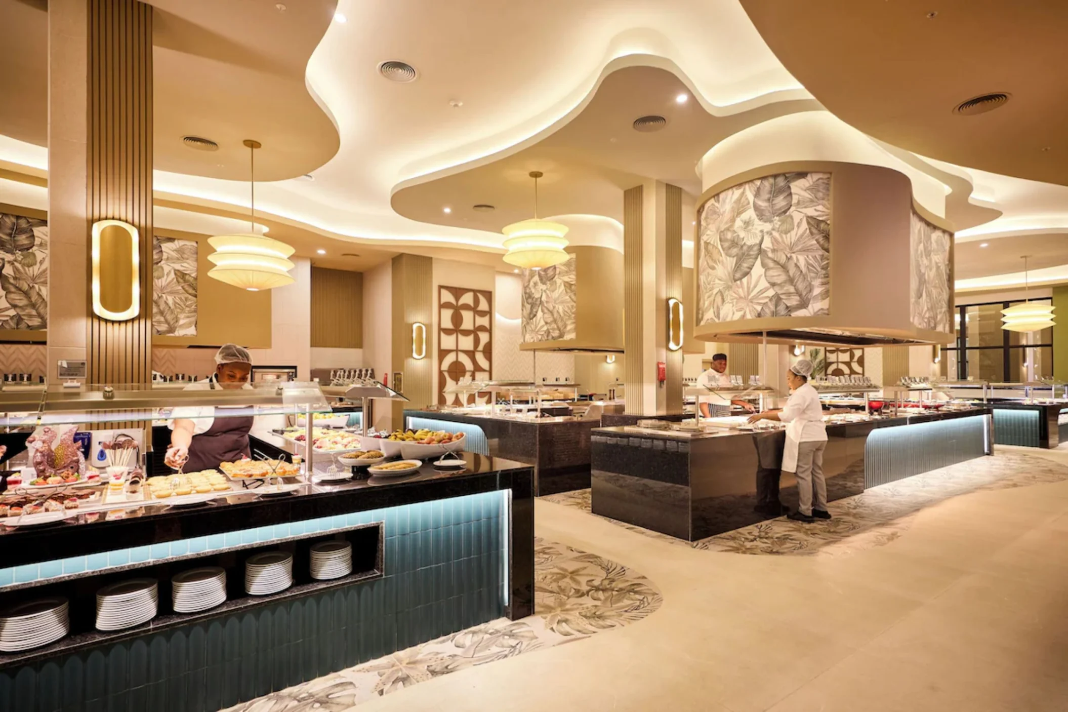 buffet restaurant at Riu Palace Aquarelle Hotel
