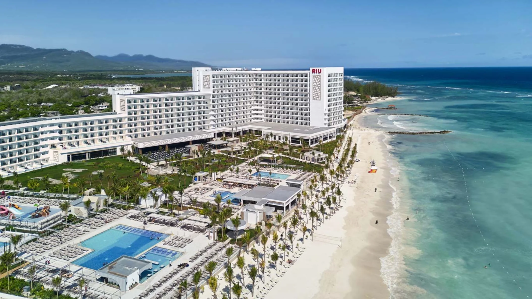 Riu Palace Aquarelle Hotel aerial view