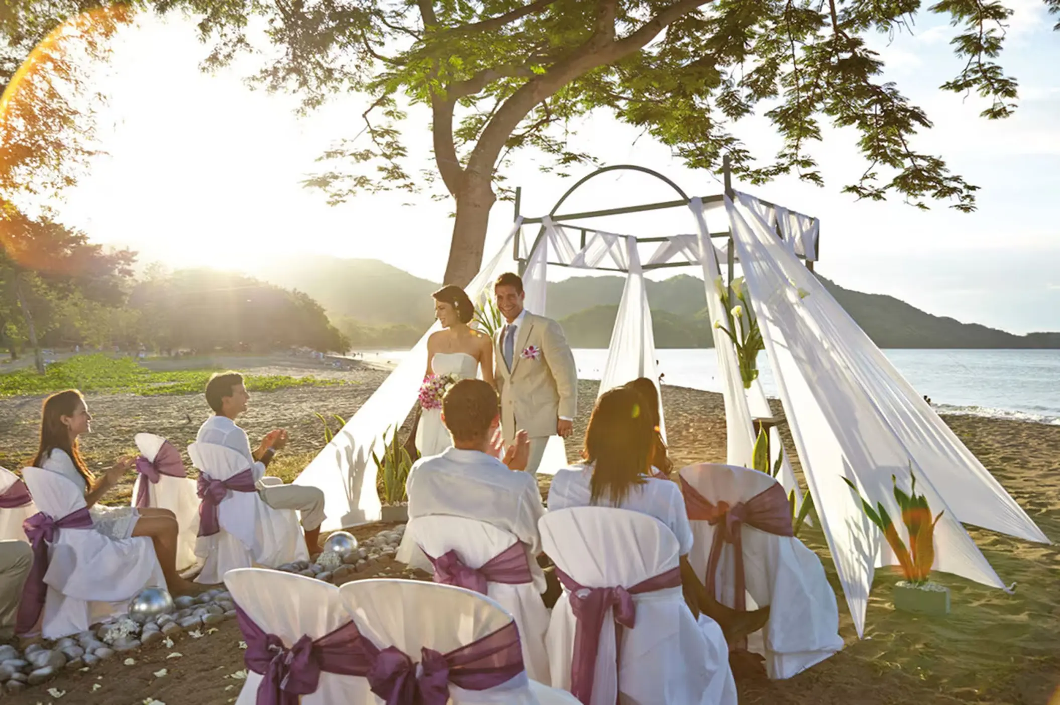 wedding on the beach at Hotel Riu Palace Costa Rica