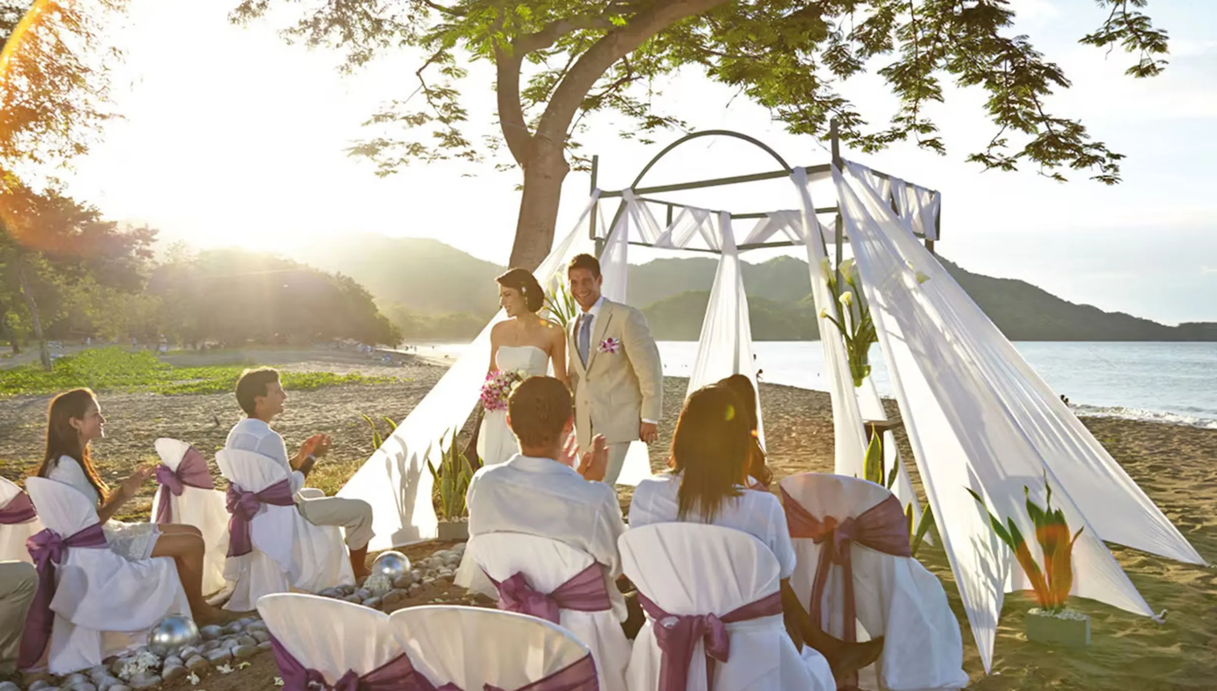 wedding on the beach at Hotel Riu Palace Costa Rica