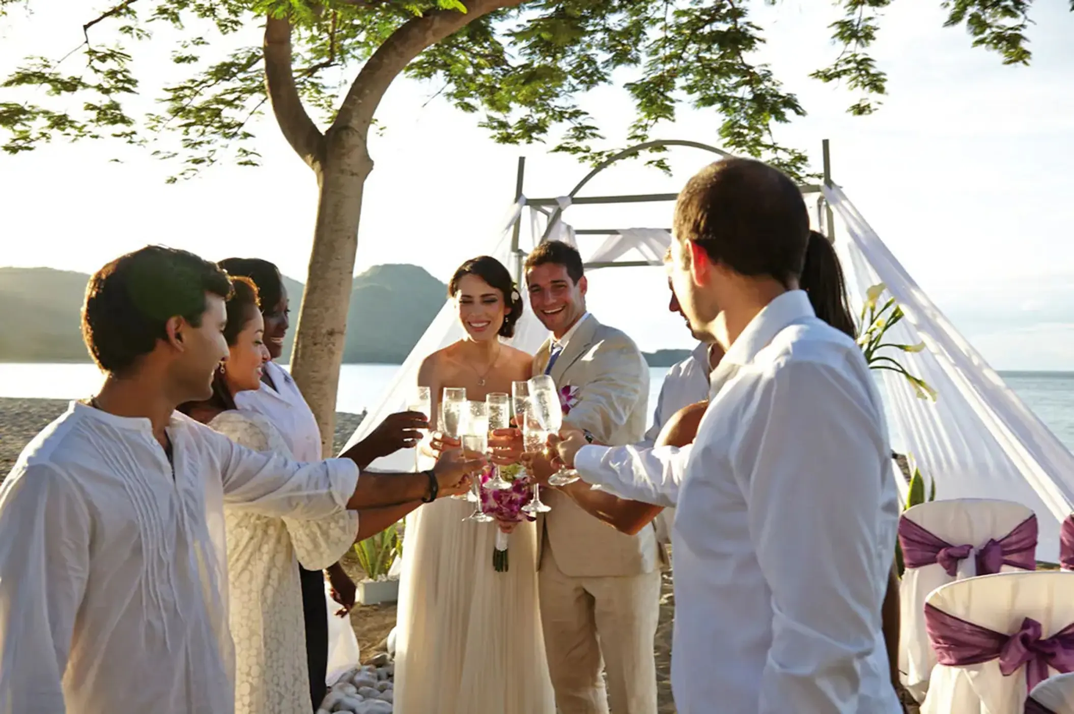 wedding on the beach at Hotel Riu Palace Costa Rica