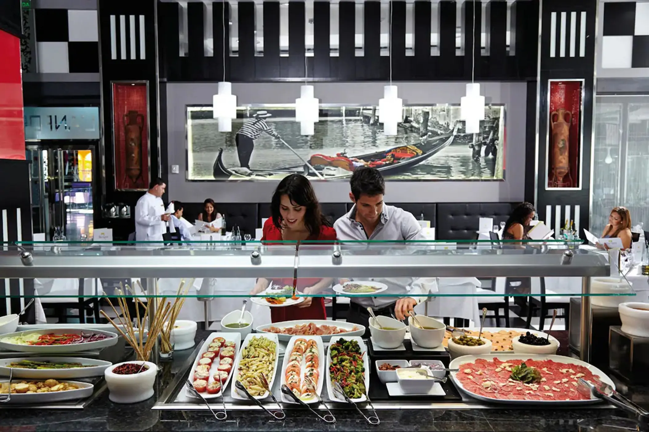 buffet restaurant at Hotel Riu Palace Costa Rica