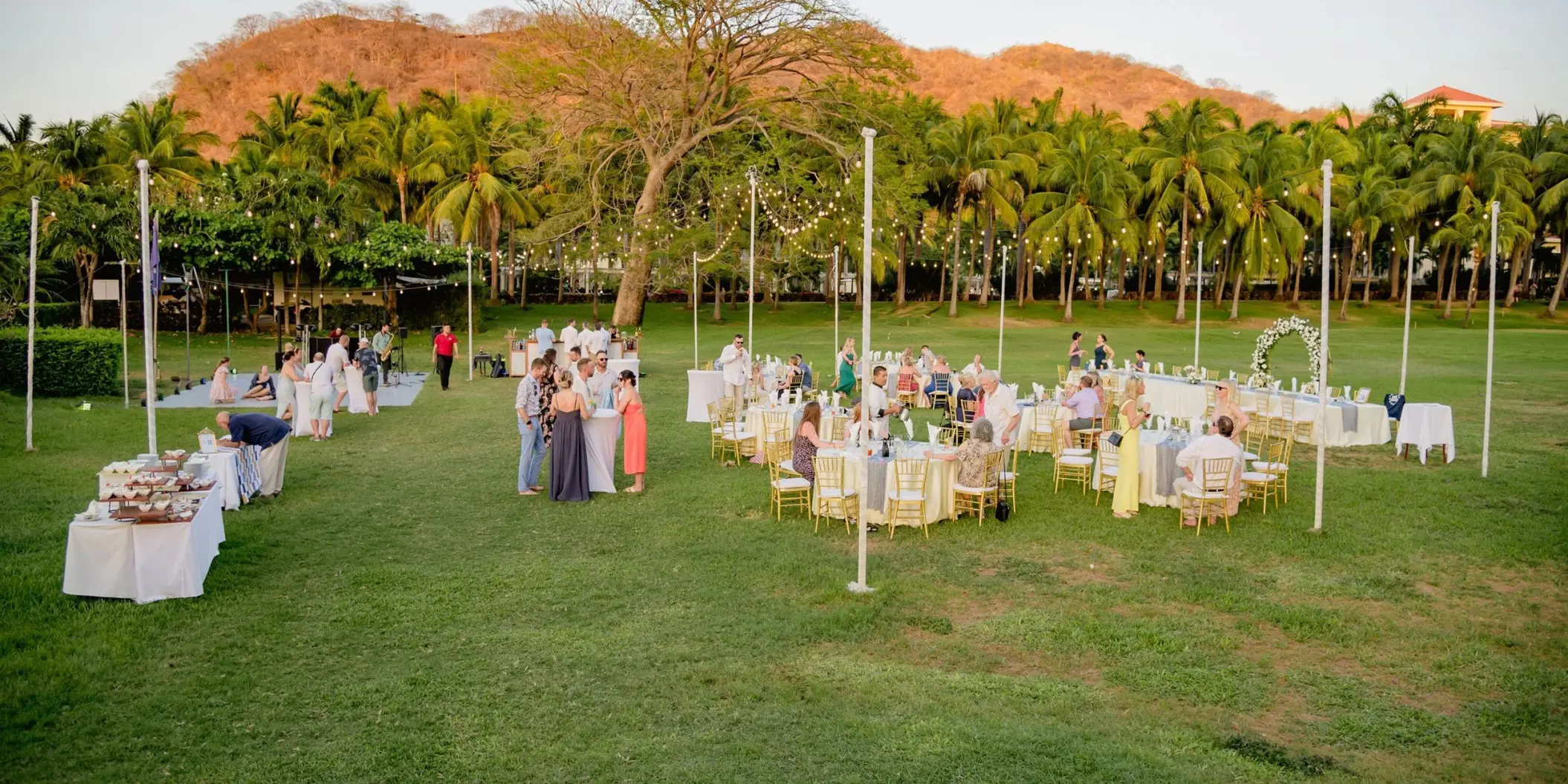garden venue at Hotel Riu Palace Costa Rica