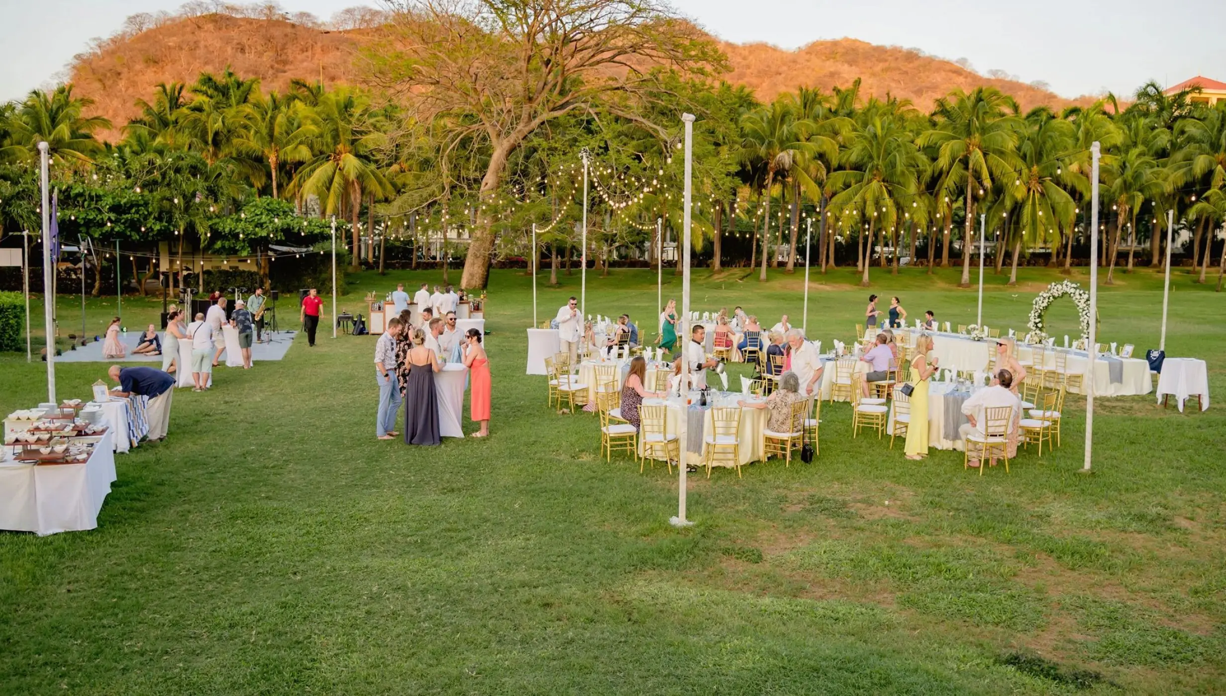 garden venue at Hotel Riu Palace Costa Rica