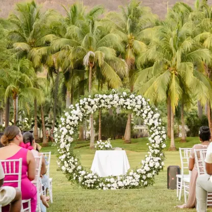 garden venue at Hotel Riu Palace Costa Rica