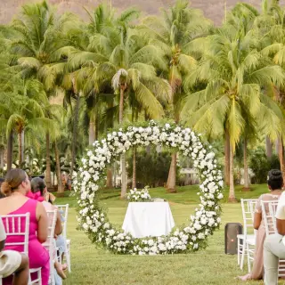 garden venue at Hotel Riu Palace Costa Rica